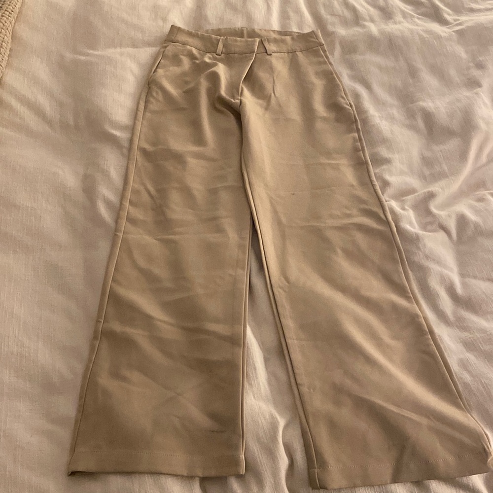 Cotton On mid-rise straight leg trousers